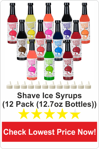 Shave Ice Syrups 12 bottles pack