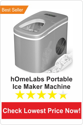 hOmeLabs Portable Ice Maker Machine for Counter Top - Best Counter top ice maker