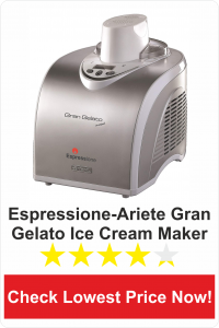 Espressione-Ariete Gran Gelato Metal Ice Cream Maker