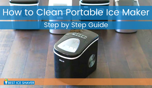how to clean portable ice maker machine
