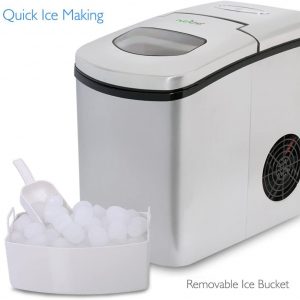 nutrichef ice maker with freezer PICEM25